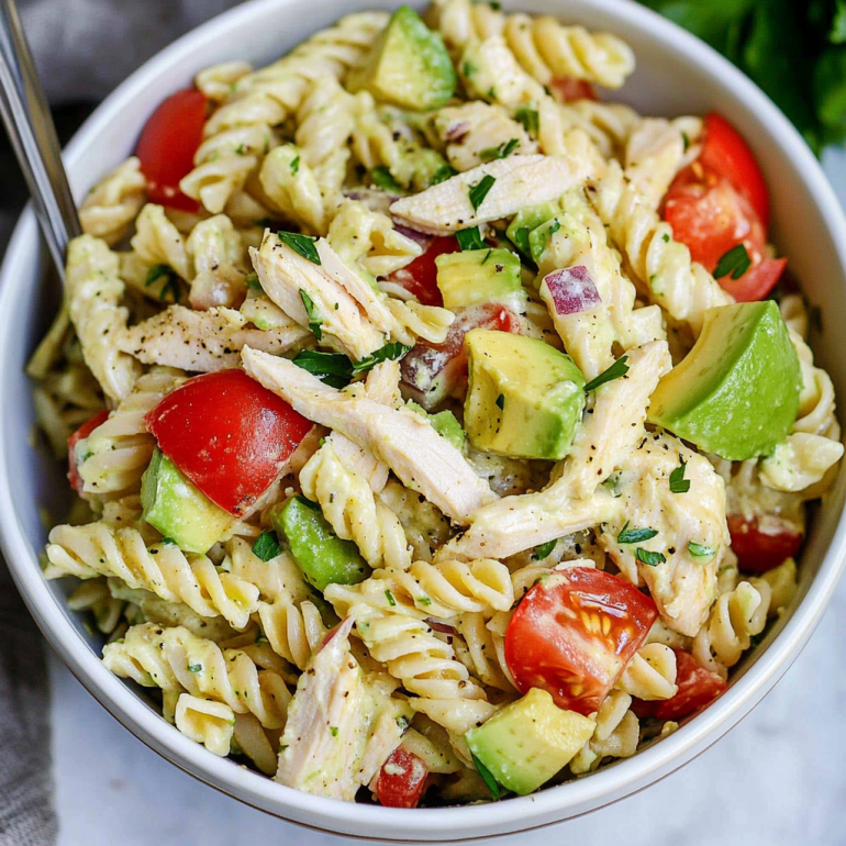 Creamy Chicken Avocado Pasta Salad: A Must-Try Delight!