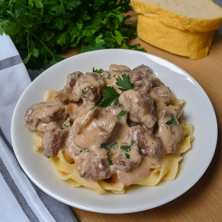 Beef Stroganoff Delight: A Creamy Comfort Food Recipe