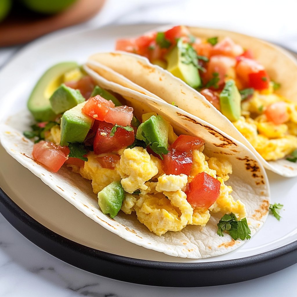 Breakfast Tacos with Scrambled Eggs: Spice Up Your Morning