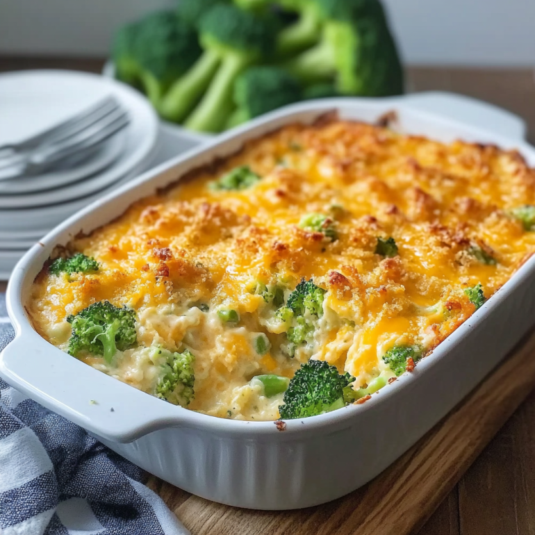 Cheesy Broccoli Casserole: A Delicious Family Favorite!