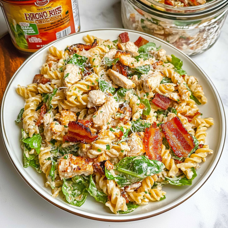 Chicken Bacon Ranch Pasta Salad: A Must-Try Delight!