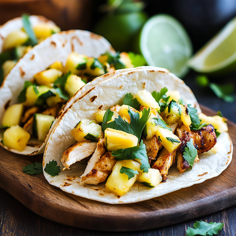 Chipotle Pineapple Chicken Tacos: A Flavorful Delight!