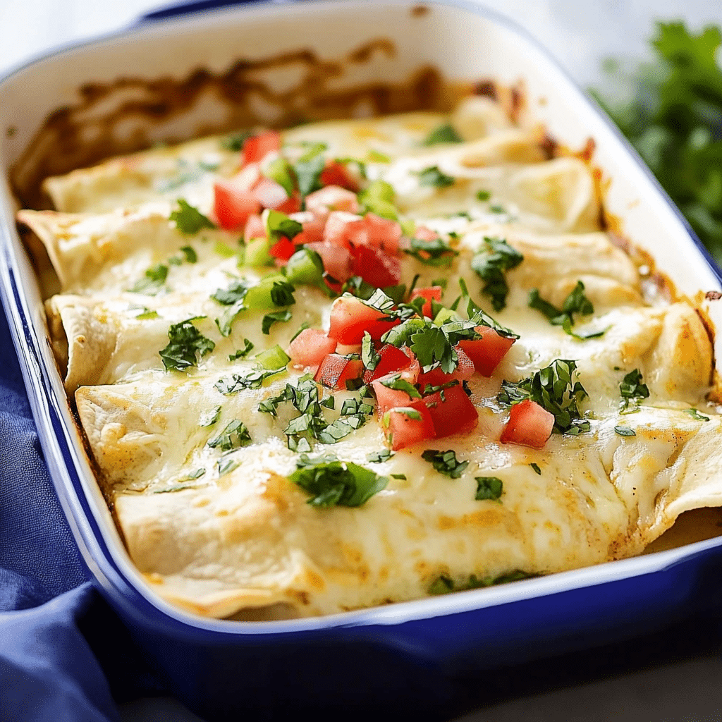 Creamy White Chicken Enchiladas: Irresistible Recipe Inside