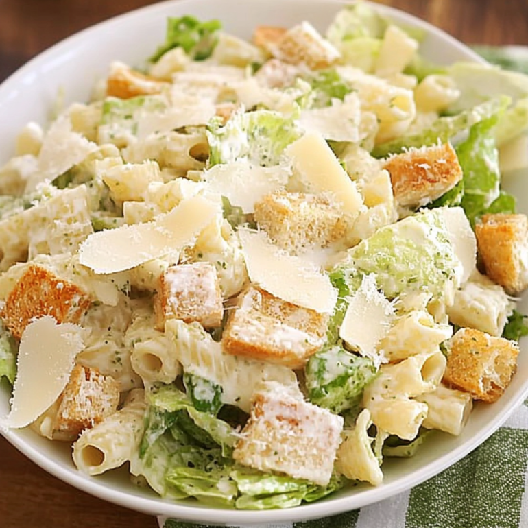Creamy Pasta Caesar Salad: A Delicious Recipe You Must Try!