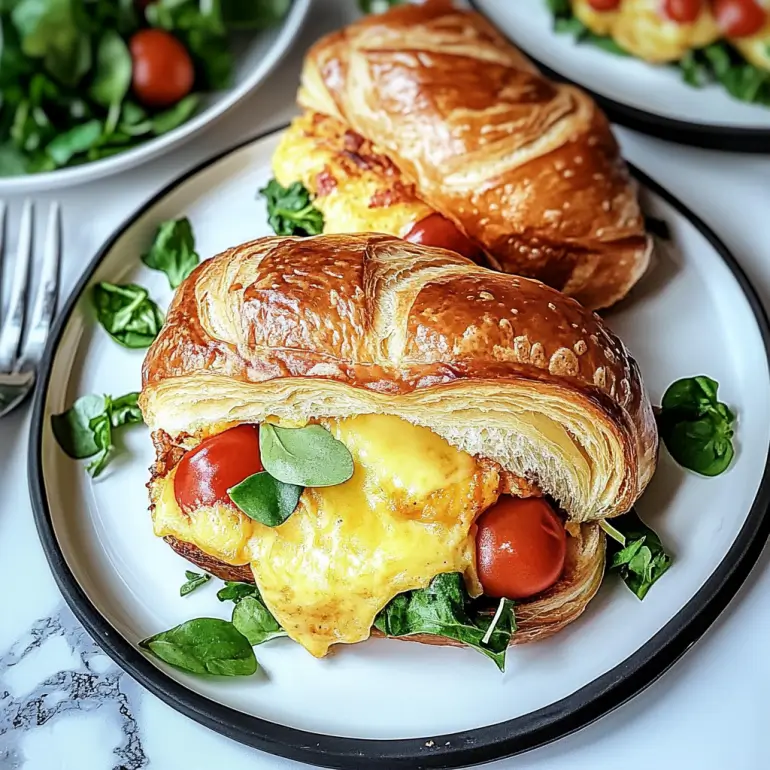 Croissant Breakfast Sandwiches: Start Your Day Deliciously
