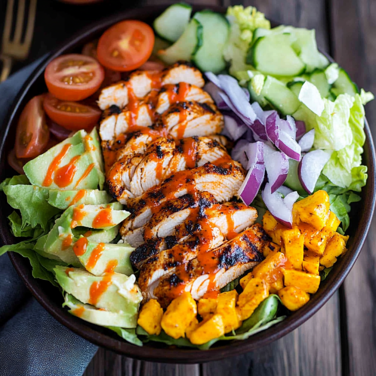 Grilled Buffalo Chicken Salad: A Spicy Delight Awaits!