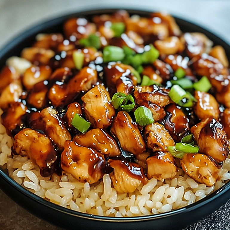 Honey BBQ Chicken Rice Bowl: Easy Recipe for Dinner!