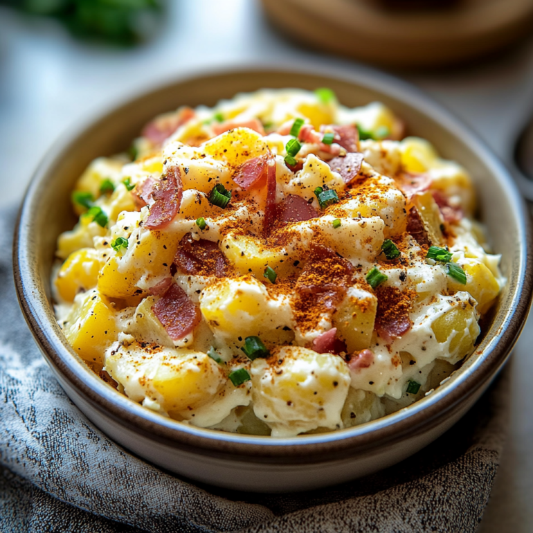 Loaded Baked Potato Salad: A Velvety Delight Awaits!