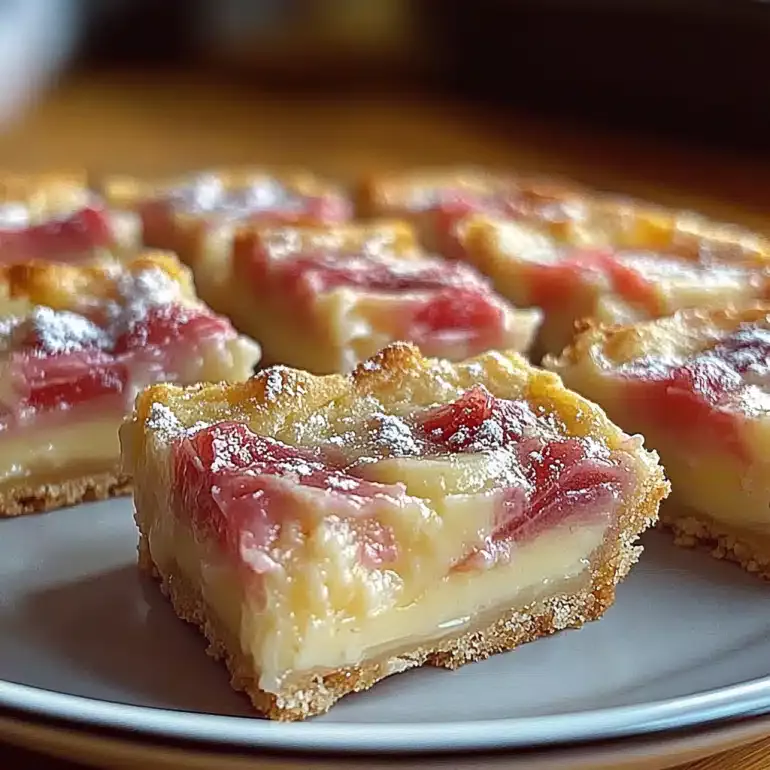 Rhubarb Custard Bars: A Delightful Spring Treat!
