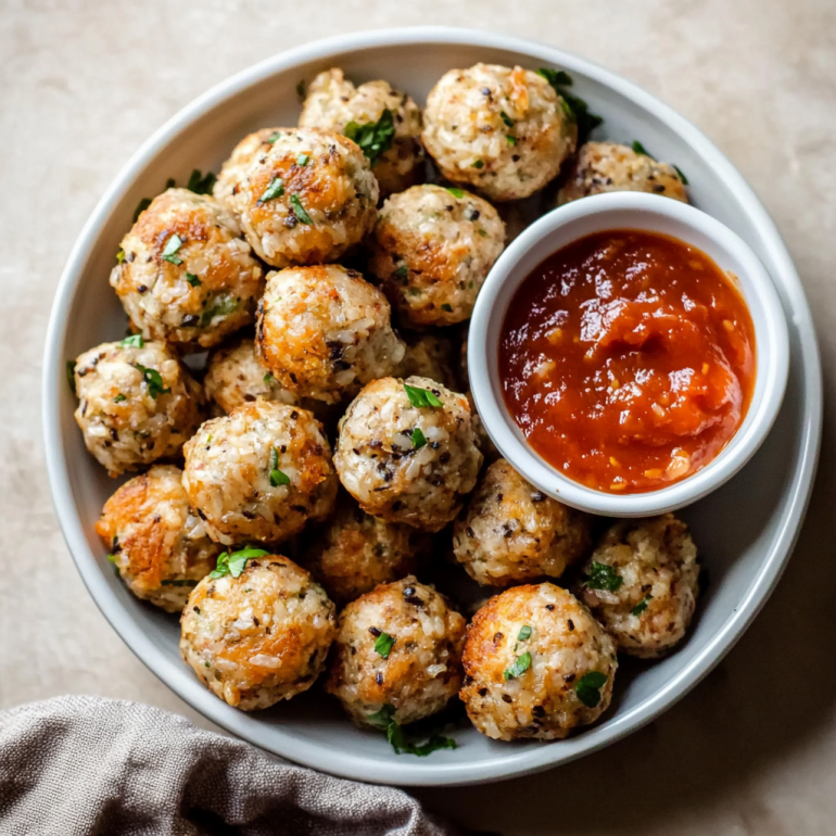 Savory Black Rice Chicken Meatballs You'll Love Tonight!