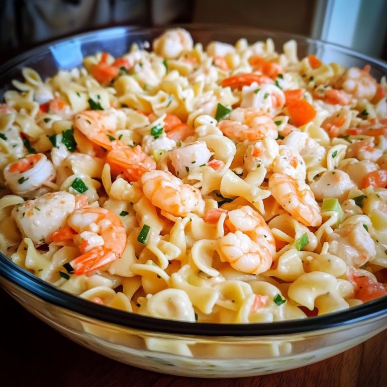 Seafood Pasta Salad Delight: A Refreshing Summer Treat!