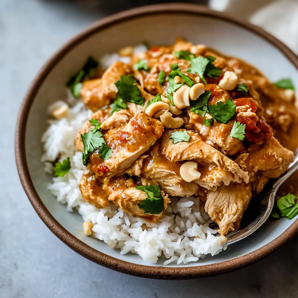 Slow Cooker Peanut Chicken: A Creamy Delight You’ll Love