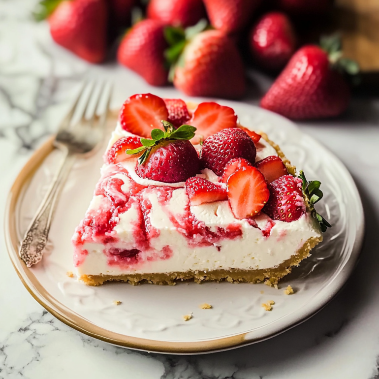 Strawberry Swirl Cheesecake: Delight Your Taste Buds!