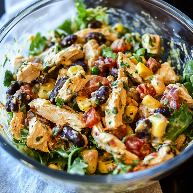Zesty Southwest Chicken Salad: A Flavorful Delight!