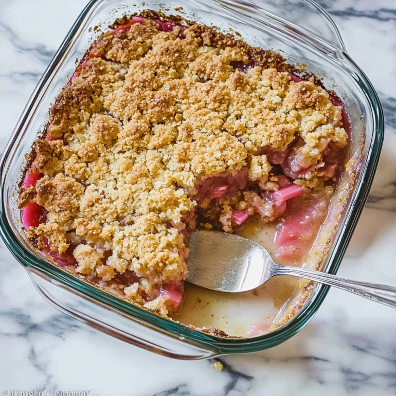 Rhubarb Crisp Delight: A Must-Try Sweet Treat!