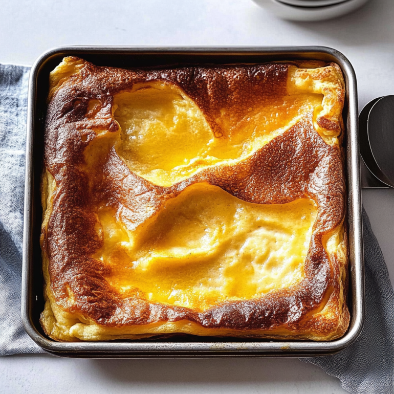 Baked German Pancake: Delight in Easy Breakfast Bliss!