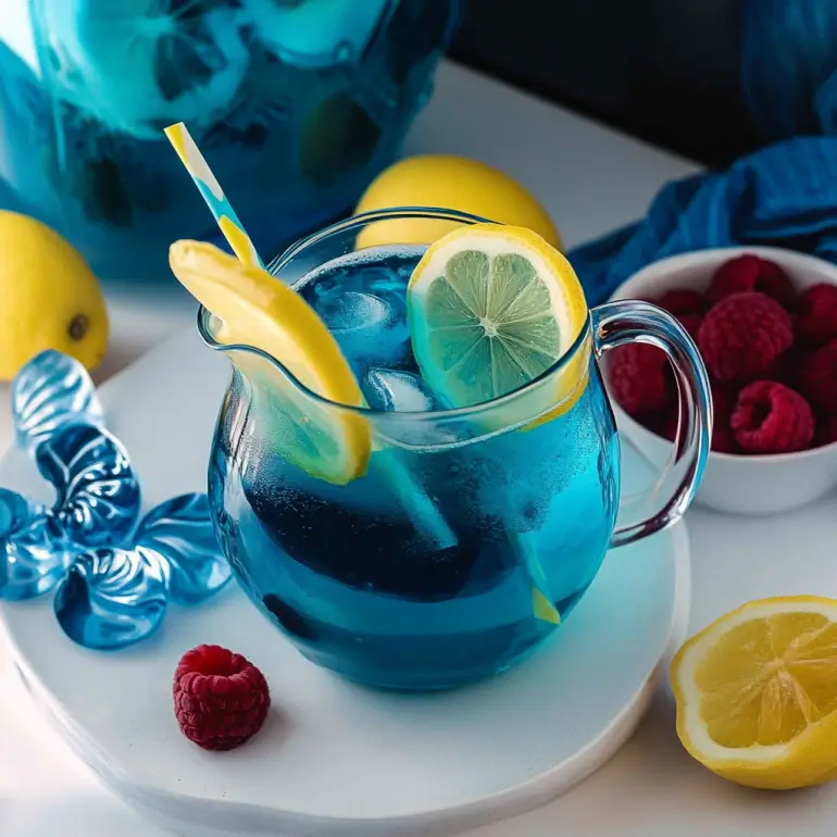 Blue Raspberry Lemonade: Refreshing Summer Drink Recipe!