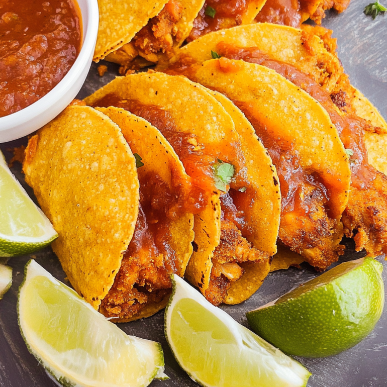 Crispy Shredded Chicken Tacos that Will Wow Your Tastebuds