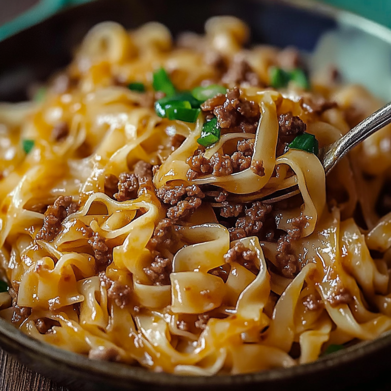 Mongolian Ground Beef Noodles: A Quick Delicious Dinner!