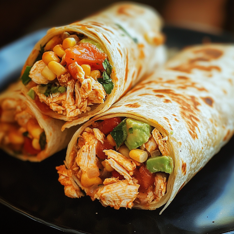 Crunchy Southwestern Chicken Wrap: Taste the Excitement!