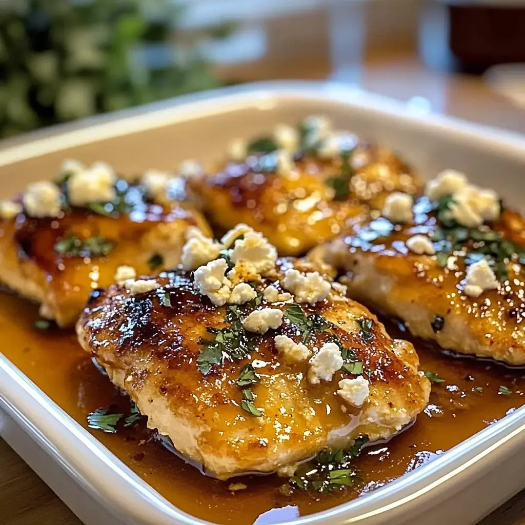 Artisan Hot Honey Infused Feta Chicken: A Tasty Delight!