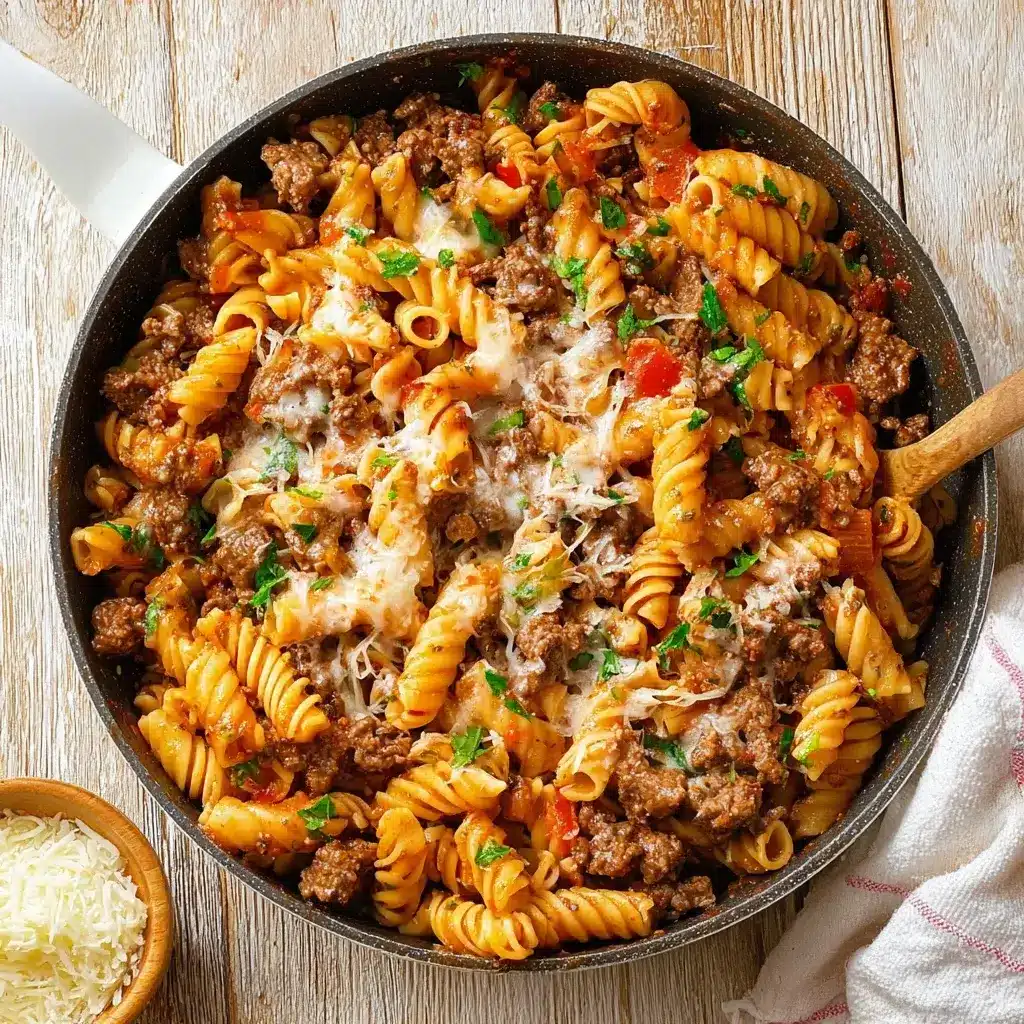 Beef and Pasta Skillet: A Quick, Delicious Dinner!