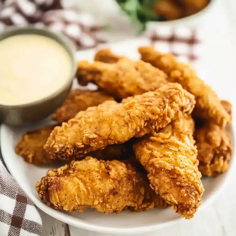 Crispy Chicken Tenders: Enjoy Perfectly Fried Delight!