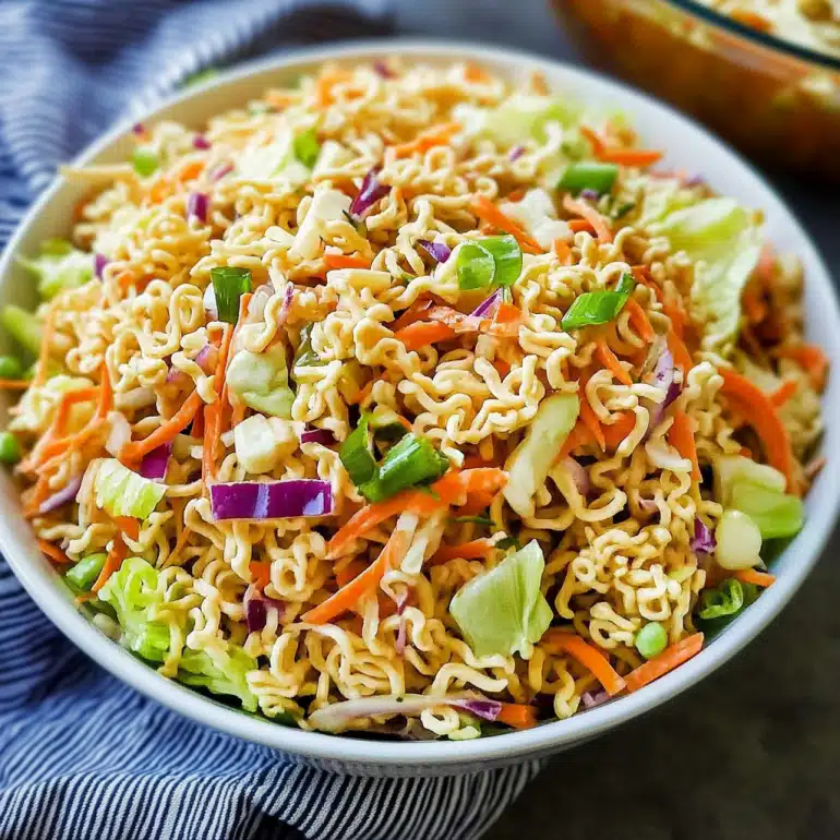 Crunchy Ramen Noodle Salad: A Quick & Delicious Delight!