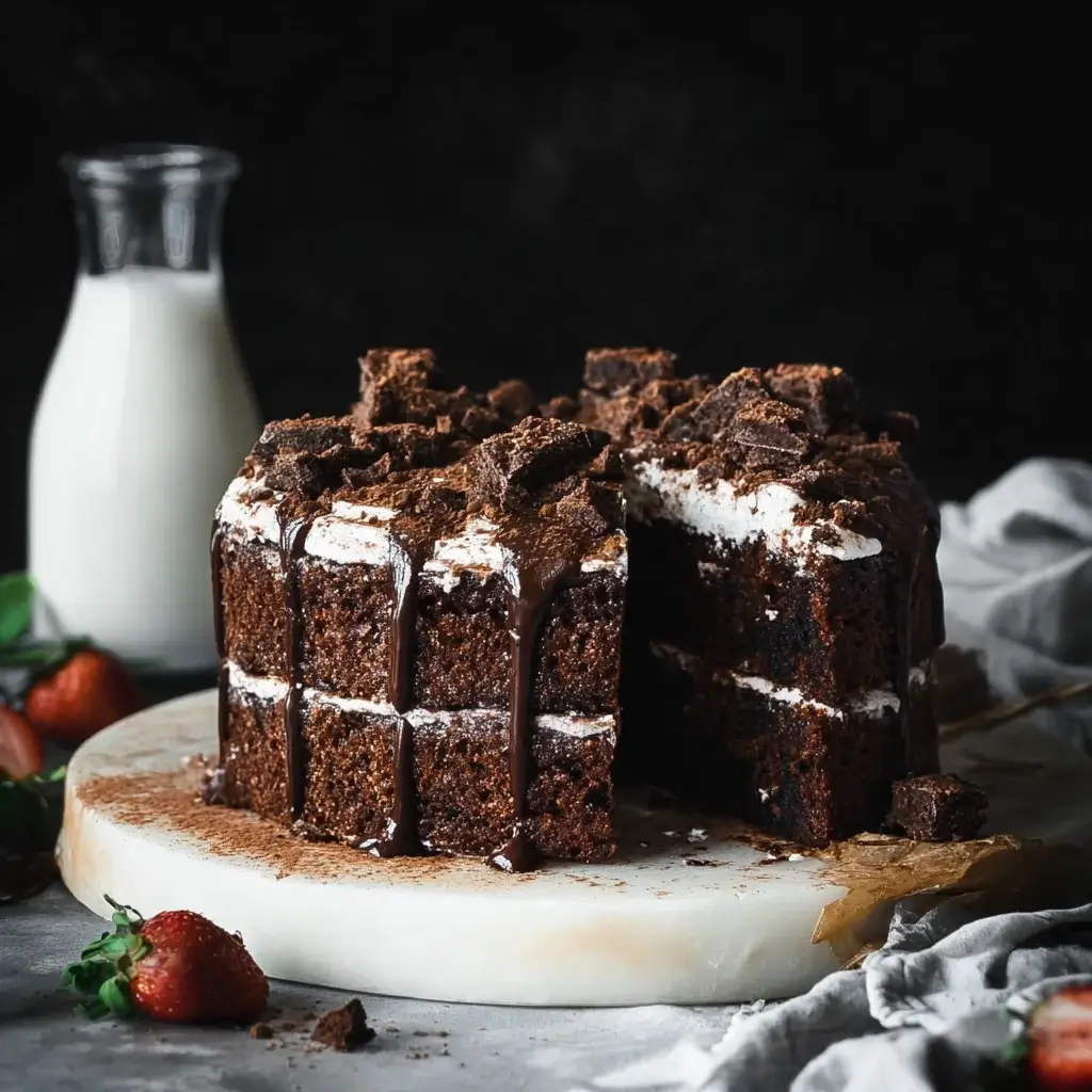 Decadent Chocolate Brownie Cake: Indulge in Bliss Today!