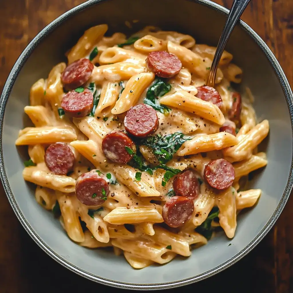 Kielbasa and Spinach Pasta: A Quick, Tasty Recipe!