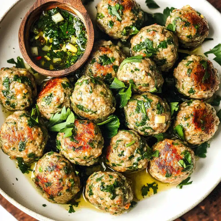 Savory Turkey Meatballs with Garlic and Herbs Delight Your Taste Buds!
