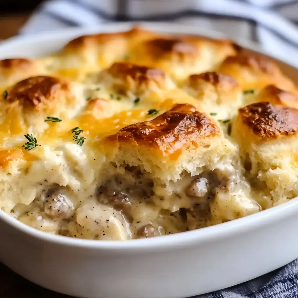 Southern Style Biscuits and Gravy Casserole: A Must-Try!