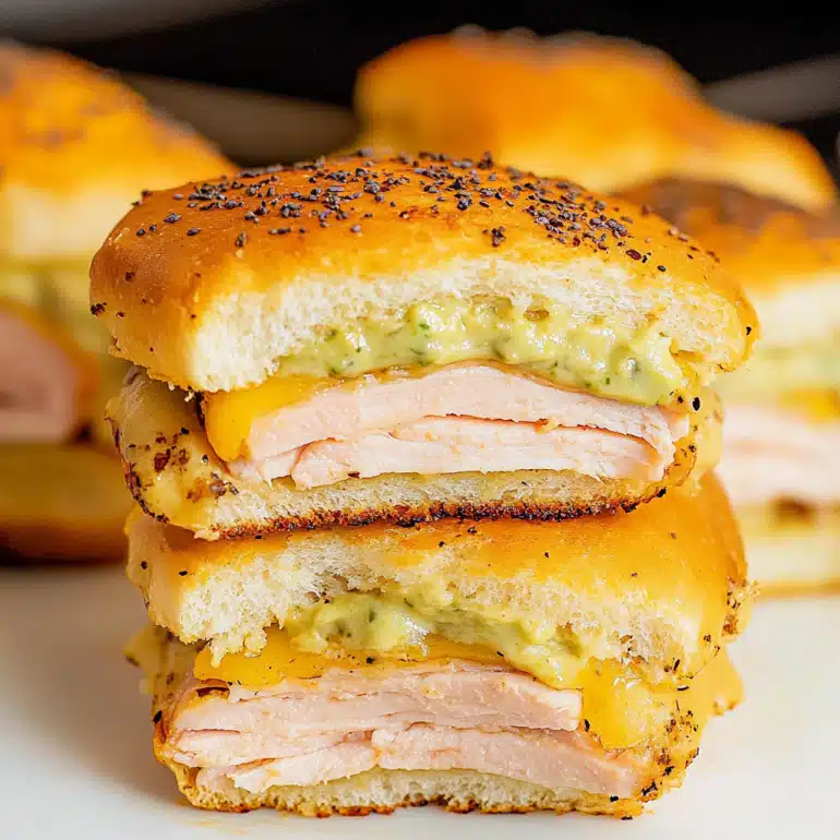 Turkey Sliders with Avocado Sauce that Delightfully Impress!