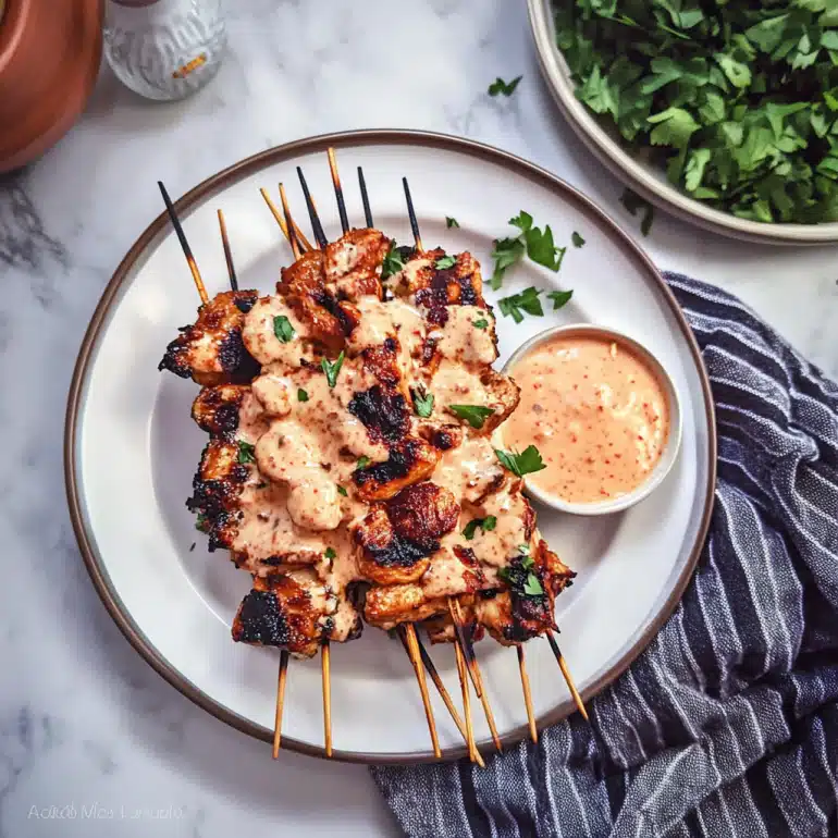 Bang Bang Chicken Skewers: A Flavorful Grilling Delight!