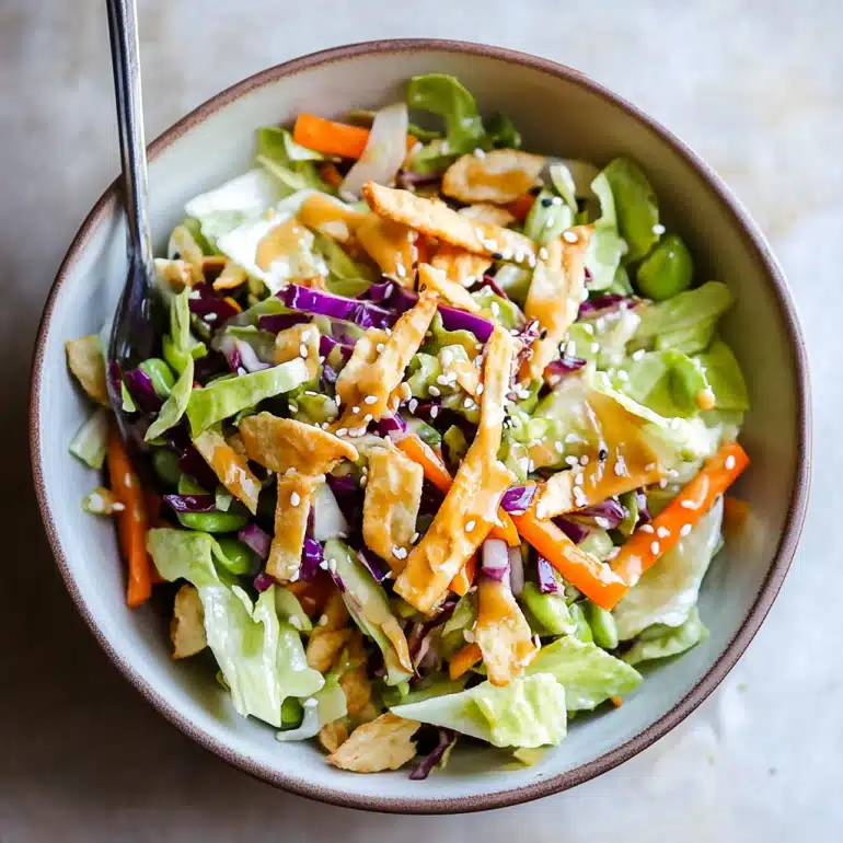 Asian Chopped Salad with Sesame Dressing: A Fresh Delight!