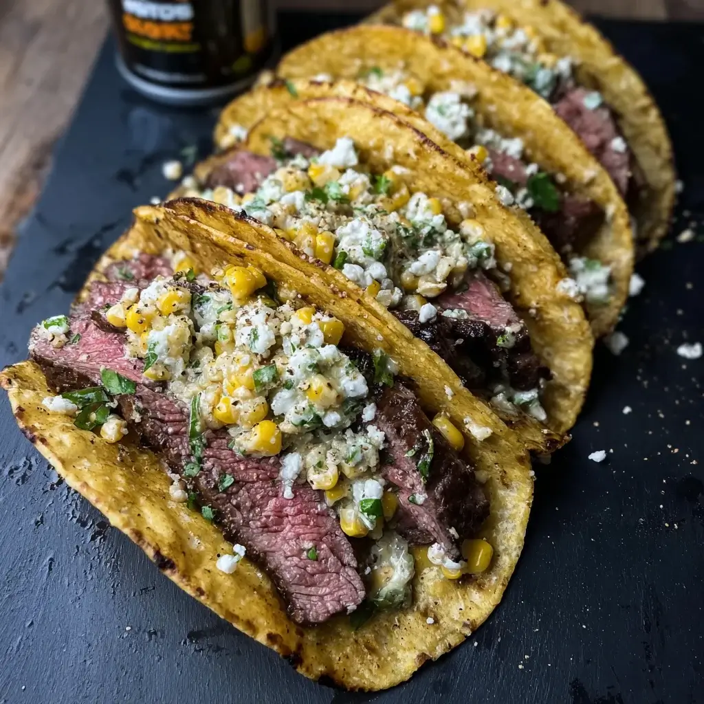 Grilled Steak Elote Tacos: A Flavor Explosion Awaits!