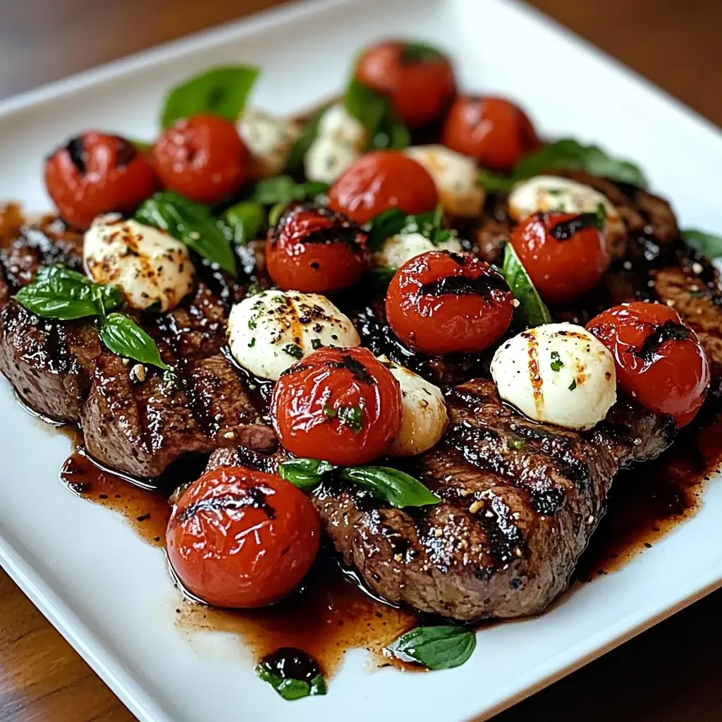 Balsamic Caprese Grilled Steak: A Flavorful Delight!