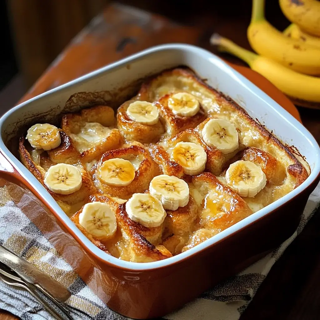 Banana Croissant French Toast Casserole: A Delicious Twist!