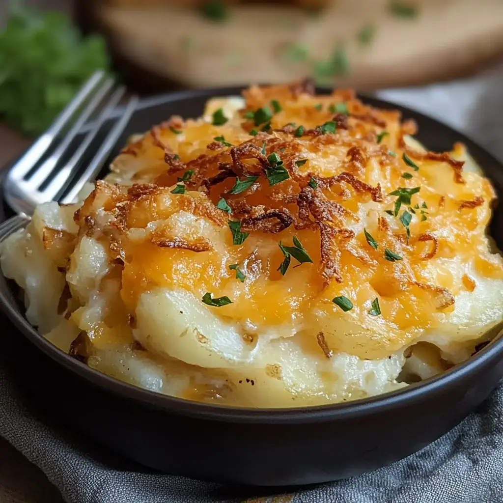 Cheesy French Onion Funeral Potatoes: A Comforting Delight!