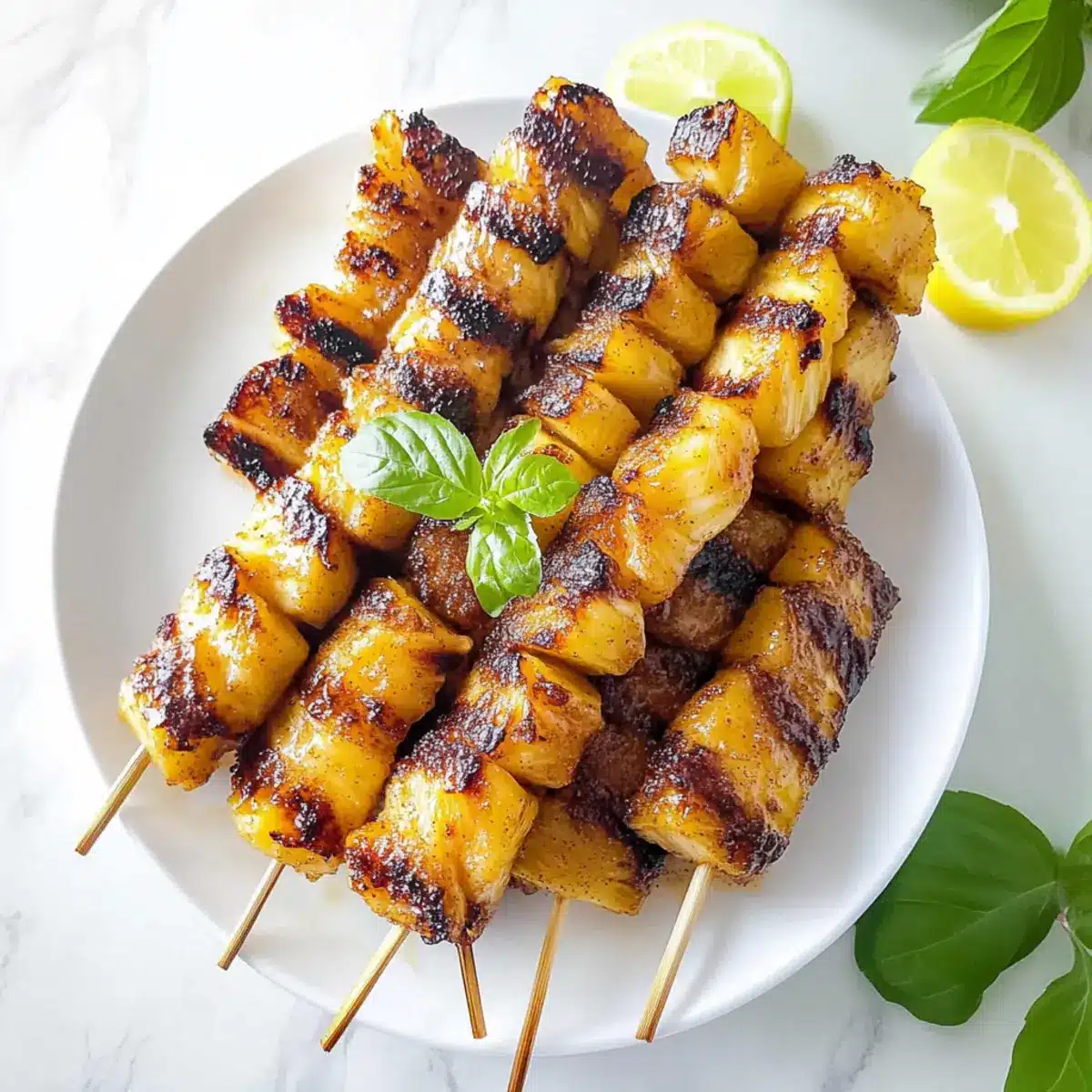Grilled Pineapple with Cinnamon Sugar for a Tropical Treat