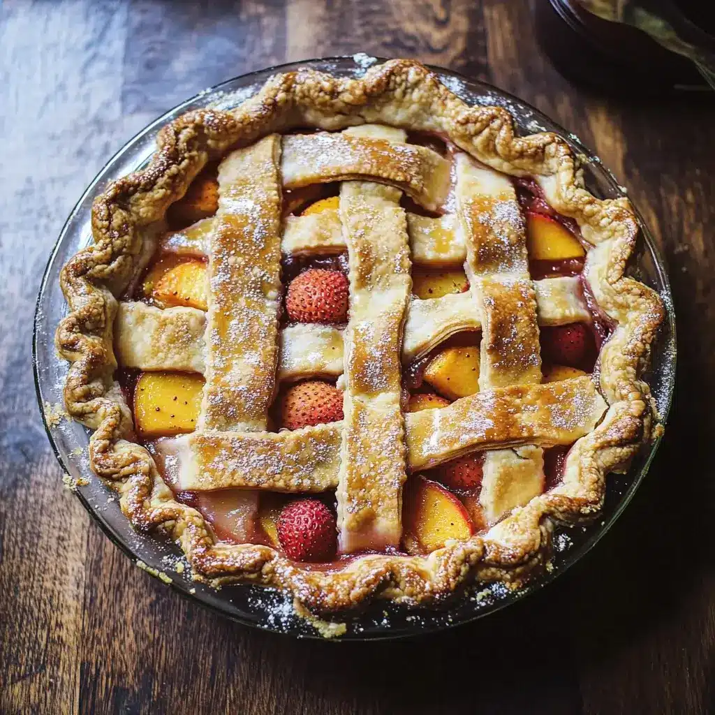 Honey Strawberry Peach Pie: A Delicious Summer Treat!