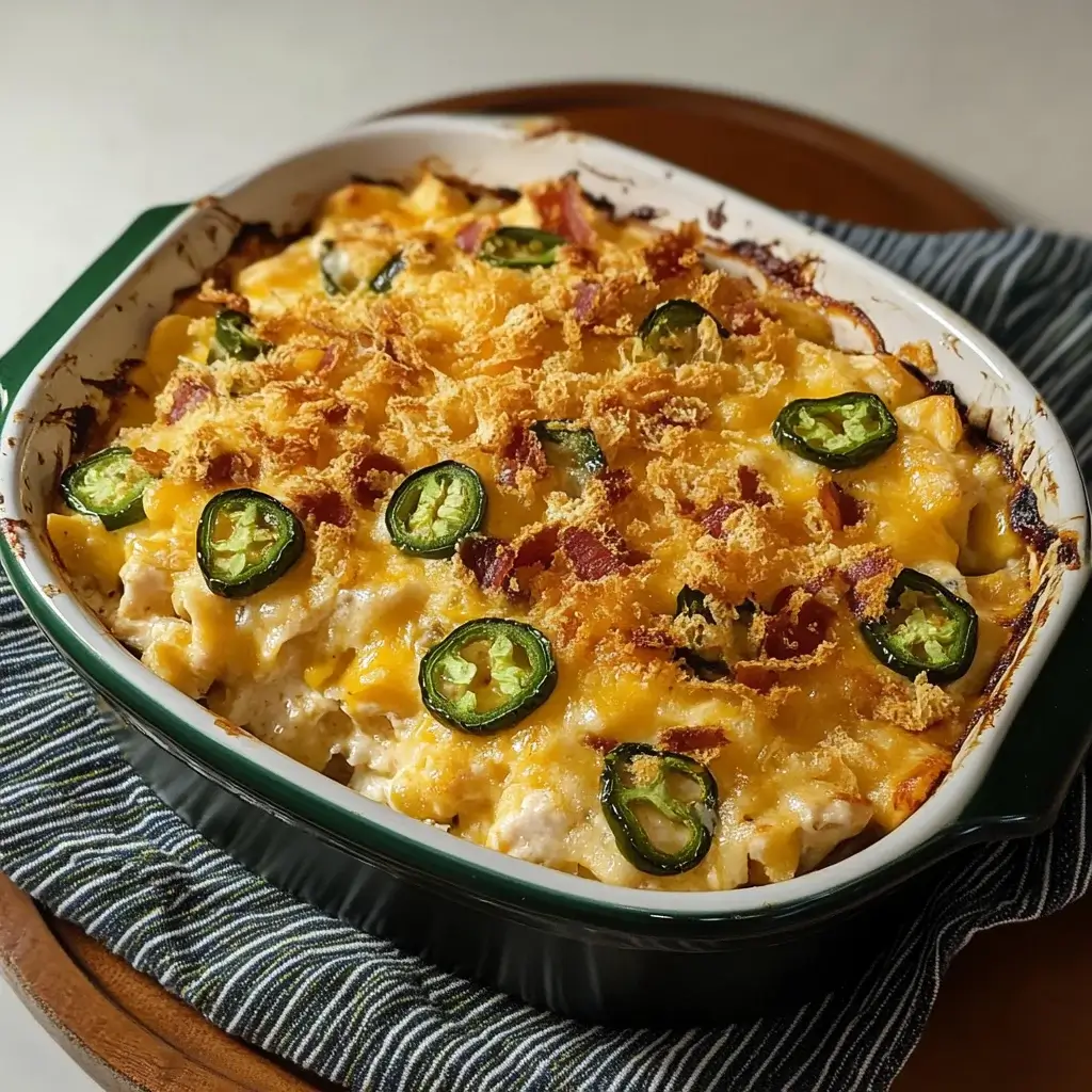 Jalapeño Popper Chicken Casserole: Delight in Every Bite!