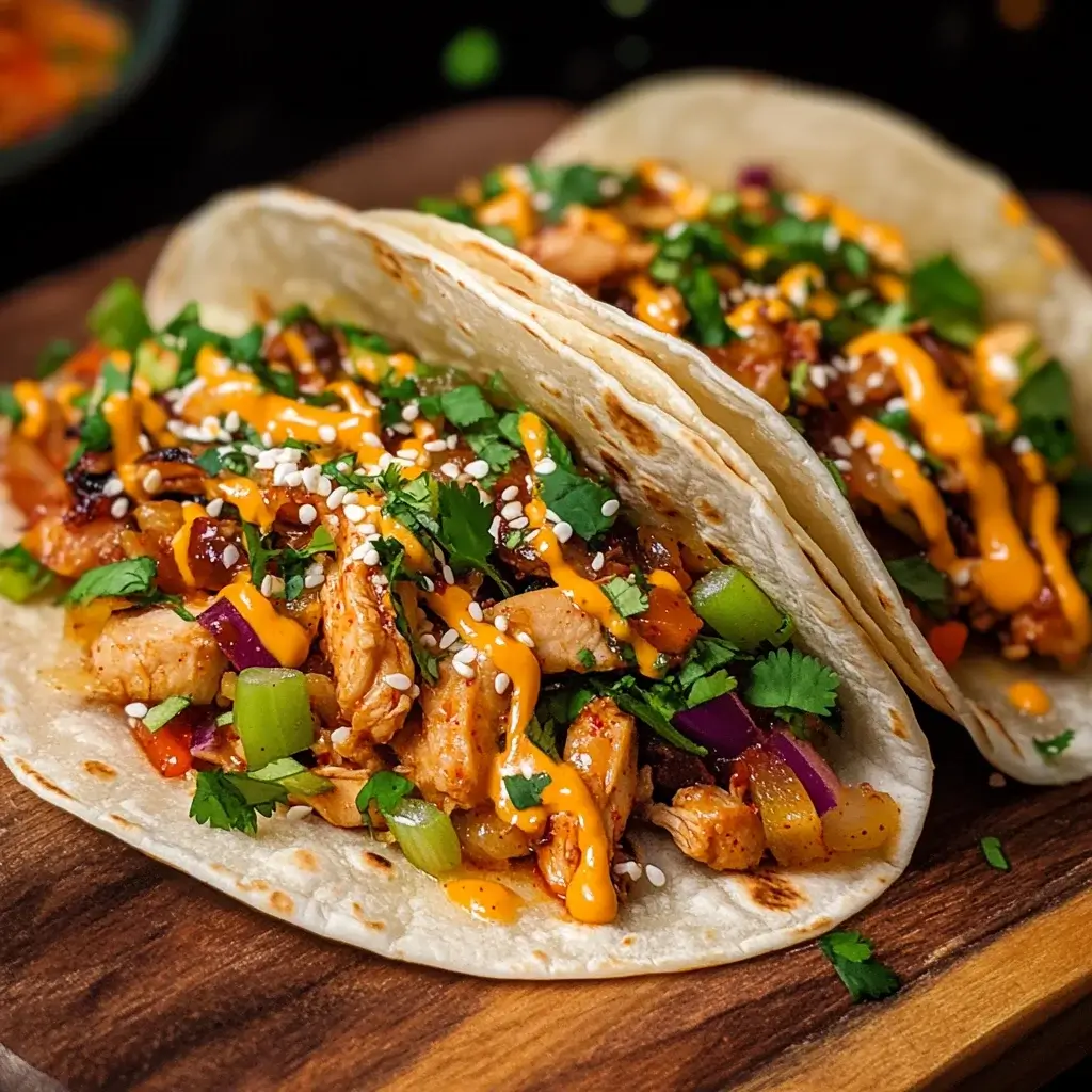 Korean BBQ Chicken Tacos: A Flavorful Twist You Need!