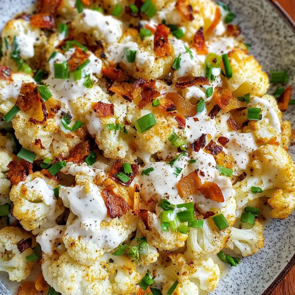 Loaded Roasted Cauliflower: A Delicious Twist on Flavor!