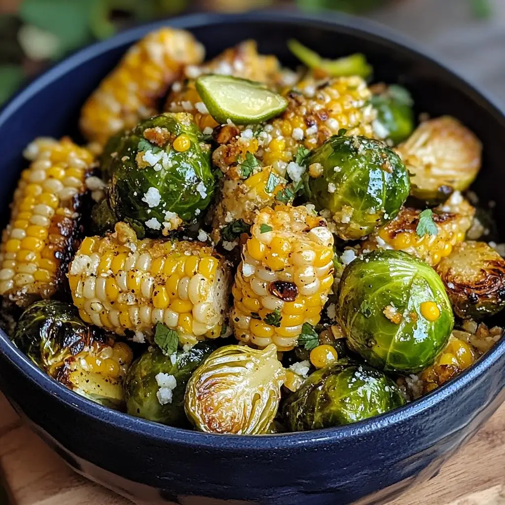 Mexican Street Corn Brussels Sprouts: A Flavorful Twist!