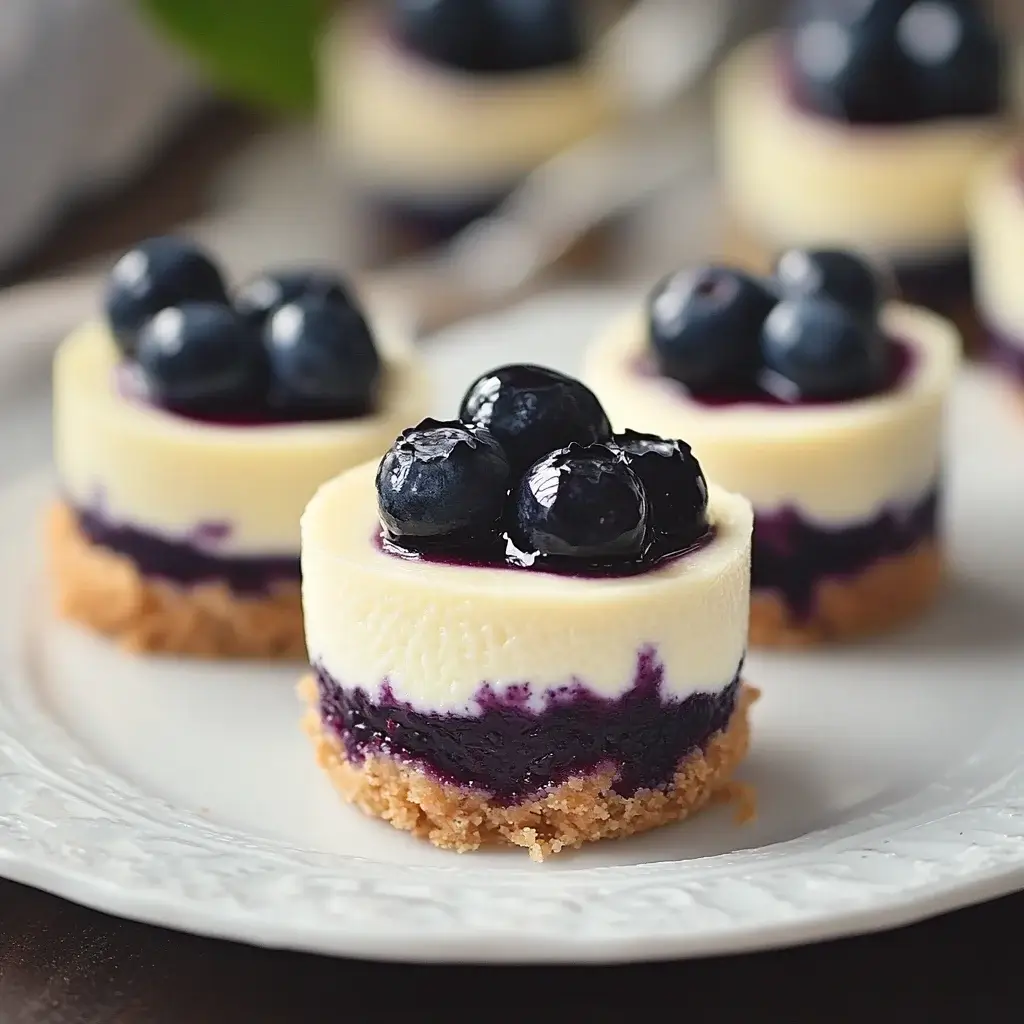 Mini Lemon Blueberry Cheesecakes: Delight in Every Bite!