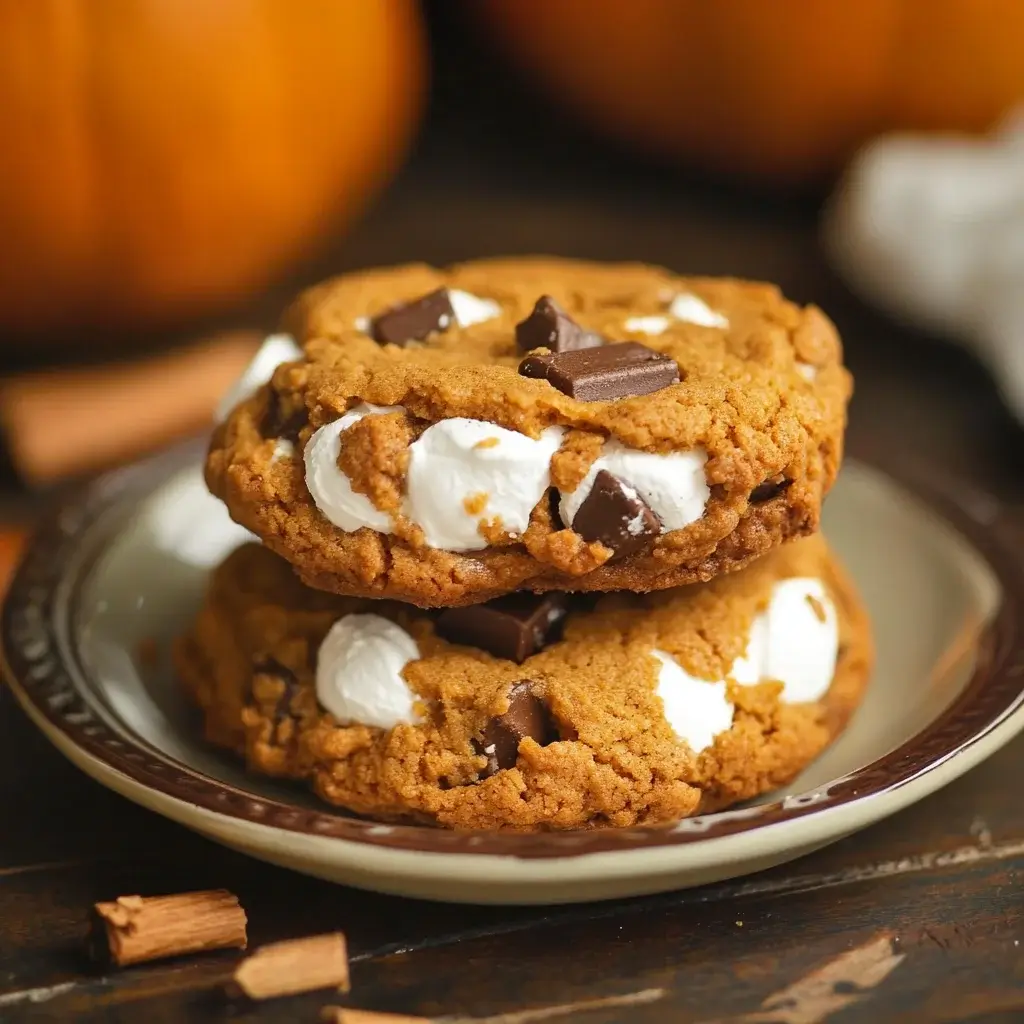 Pumpkin S'mores Cookies that Spark Joy in Every Bite!