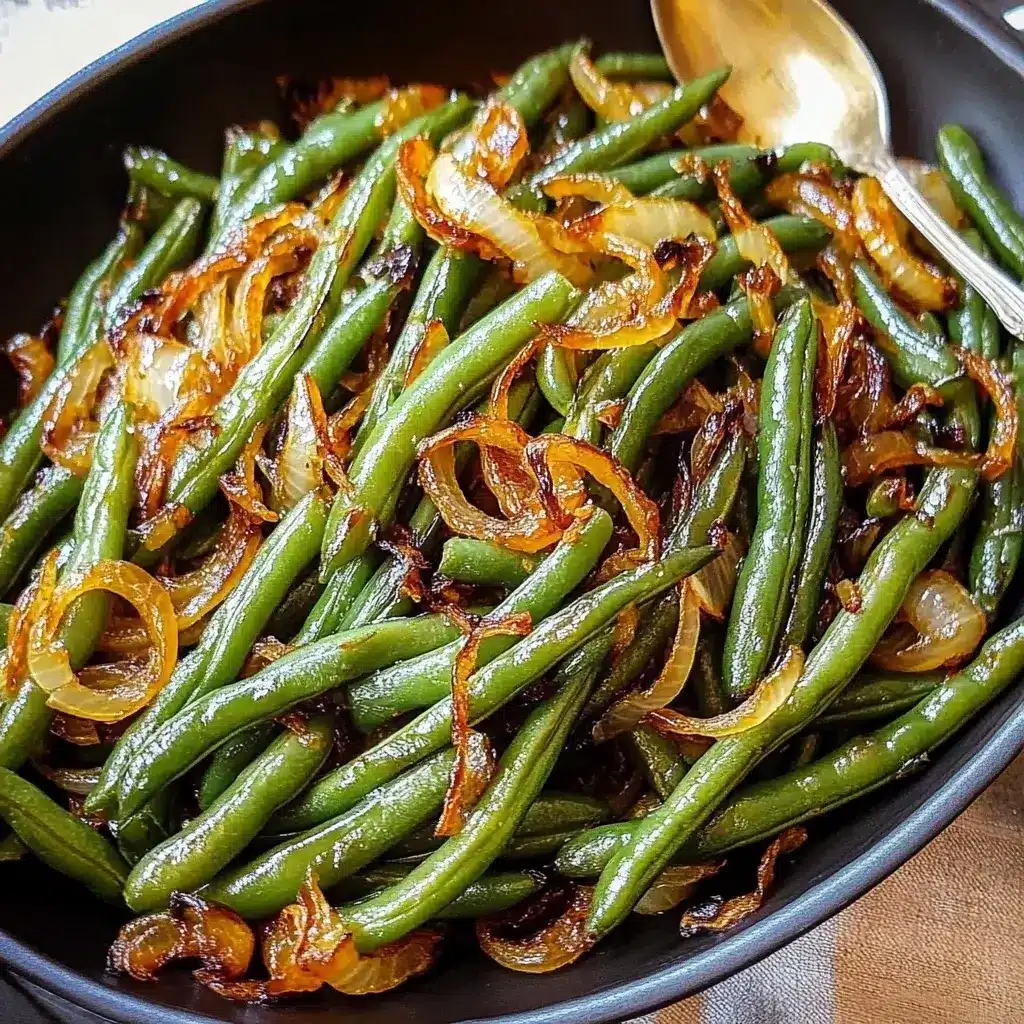 Roasted Green Beans with Caramelized Onions: A Must-Try Dish!