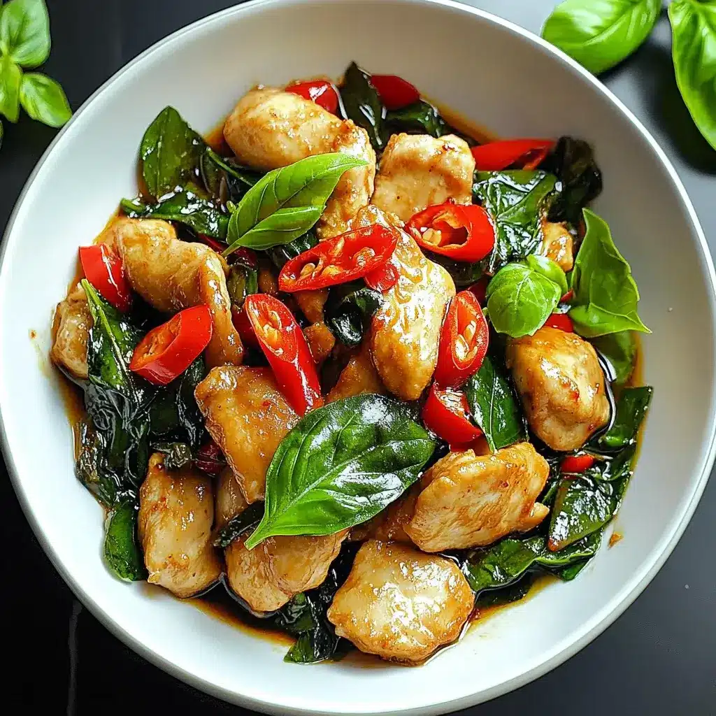 Thai Basil Chicken: A Flavorful Dinner You Can't Resist