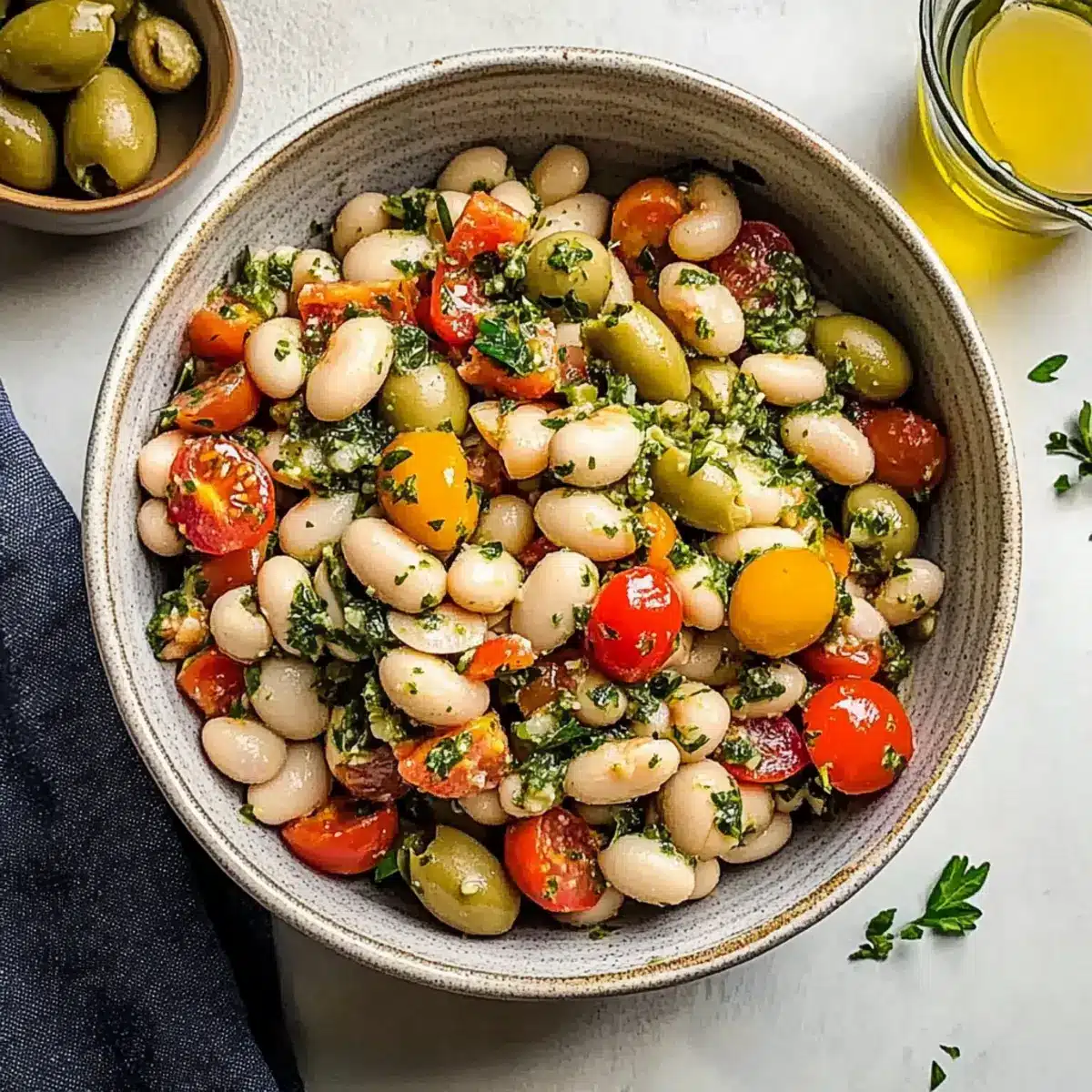 Delicious Italian White Bean Salad in Under 20 Minutes